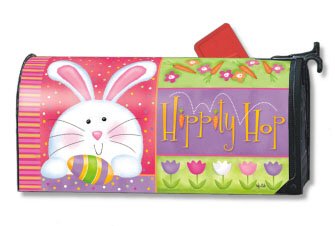 MailWraps Hippity Hop Easter Magnetic Mailbox Cover