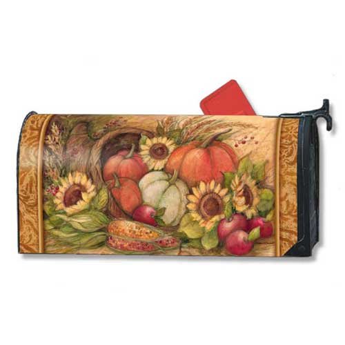 Mailwraps Fall Abundance Magnetic Mailbox Cover 04082