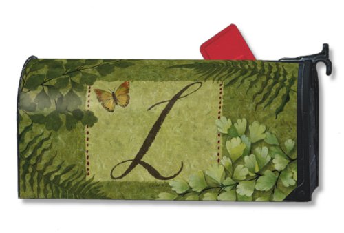 Natures Script Monogram L Magnetic Mailwrap Mailbox Cover