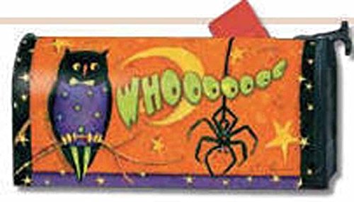 Night Owl Halloween MailWraps Magnetic Mailbox Cover