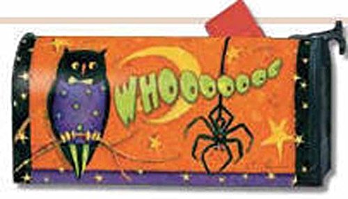 Night Owl Halloween MailWraps Magnetic Mailbox Cover