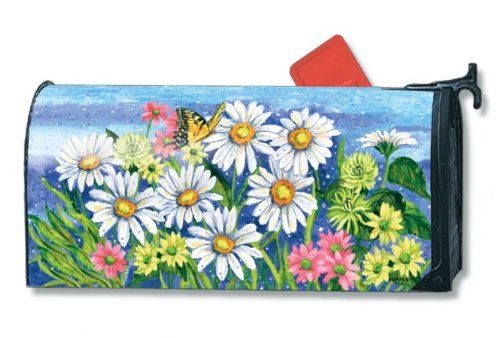 Online Stores Inc Mailwraps Magnetic Mailbox Cover Delightful Daisies