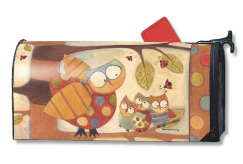 Whooo Did It Mailwraps Magnetic Mailbox Cover