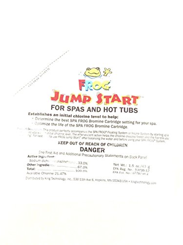 Ship from USA Hot Tub Chemicals Spa Frog Jump Start 15 oz 1 Packet ITEM NOE8FH4F854132971