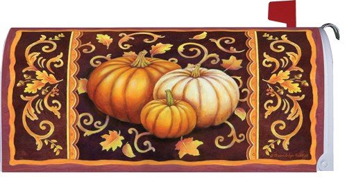 Fall Pumpkins 1702mm Magnetic Mailbox Cover Wrap