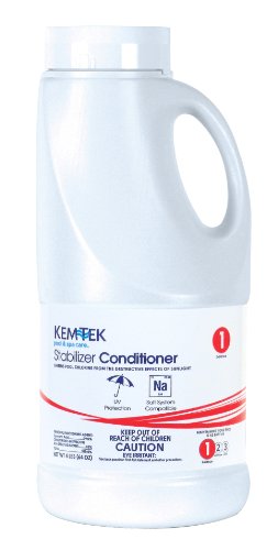 Kem-Tek 024-6 Chlorine Stabilizer Pool and Spa Chemicals 4 Pound