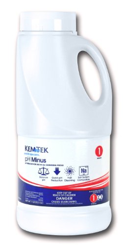 Kem-Tek KTK-50-0010 pH Minus Pool and Spa Chemicals 7 Pounds