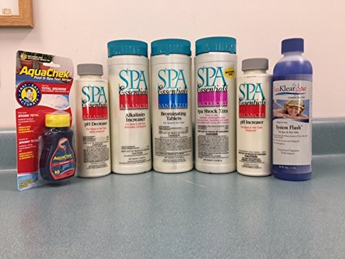 Spahot Tub Chemical Starter Pack Bundle Package spa Essentials