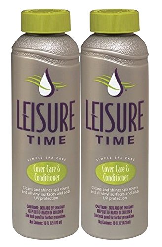 LEISURE TIME 3192 Cover Care and Conditioner Pint for Spa and Vinyl Surfaces