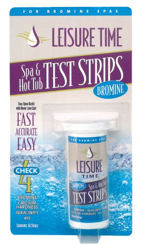 Leisure Time Spa Hot Tub Test Strips Bromine 4 Way Test Strips Simple Spa Care 45005A 50 Test Strips