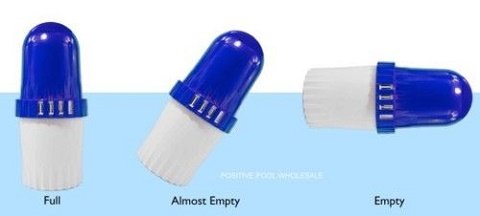 POOL SPA CHLORINE BROMINE FLIP FLOAT DISPENSER 1 TABS