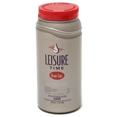 1 Inch Leisure Time Spa Sanitizer Bromine Tablet 15 lb - Hot Tub Chemical