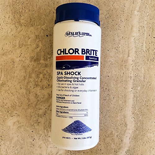 Leslies Chlor Brite Sanitizer Spa Shock 2 Lbs