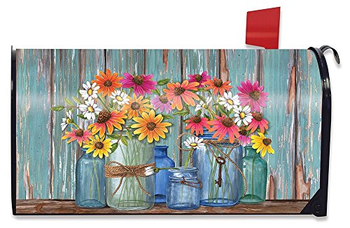 Briarwood Lane Farm Fresh Flowers Spring Large Mailbox Cover Oversized