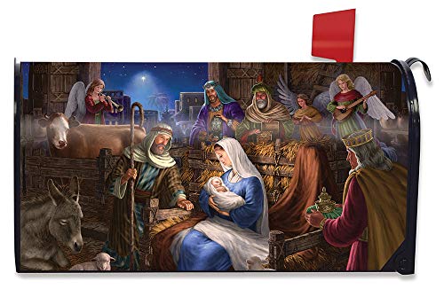 Briarwood Lane Holy Family Christmas Large Mailbox Cover Nativity Oversized