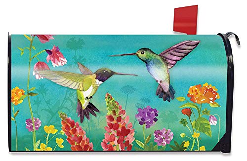 Briarwood Lane Hummingbird Greeting Spring LargeOversized Mailbox Cover Floral