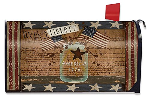 Briarwood Lane Liberty Primitive Large Mailbox Cover Patrotic Oversized