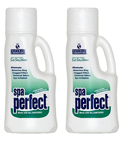 2 Natural Chemistry 04131 Tub Spa Perfect Water Maintenance Sanitizer - 1L Each