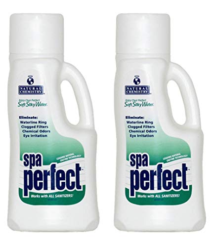 2 Natural Chemistry 04131 Tub Spa Perfect Water Maintenance Sanitizer - 1L Each
