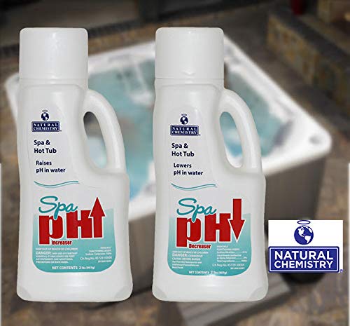 NC Brands Natural Chemistry 2 LB PH Increaser 2 LB PH Decreaser for Hot Tub Spa Combo Pack - 04102 04103