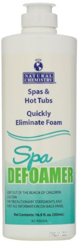 Natural Chemistry 04012 Flip Top Spa Hot Tub Water Quick Defoamer - 16 Ounce oz
