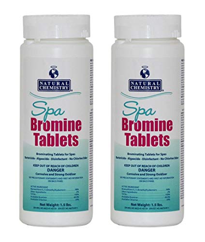 Natural Chemistry 2 04109 Hot Tub Spa Bromine Chemical Tablets - 15 lbs Each