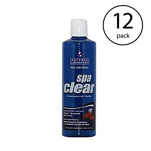 Natural Chemistry Spa Clear Concentrated 4-in-1 Clarifier 32 Ounces 12 Pack