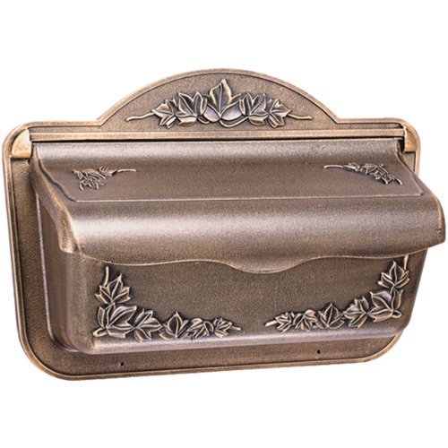 Gibraltar Cah304bz Ivy Design Cast Aluminum Wall Mount Mailbox Large Model Cah304bz Outdooramp Hardware Store