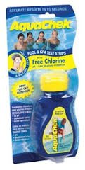 2 AQUACHEK Yellow Swimming Pool Spa Chlorine 4 in 1 Test Strips Aquacheck 50pk