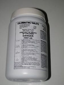 CHLORINE WELLPOOL SANITIZER PELLETS PENTAIR LP-3000 LANDOMATIC DRY CHLORINATOR