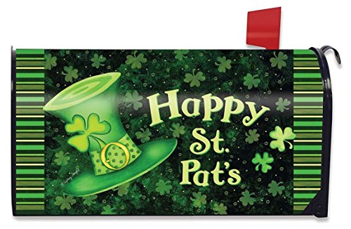 St Pats Hat Magnetic Mailbox Cover St Patricks Day Briarwood Lane Standard