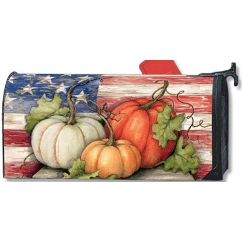 Mailwrap - Patriotic Pumpkins - Large Mailbox Cover by MailWraps