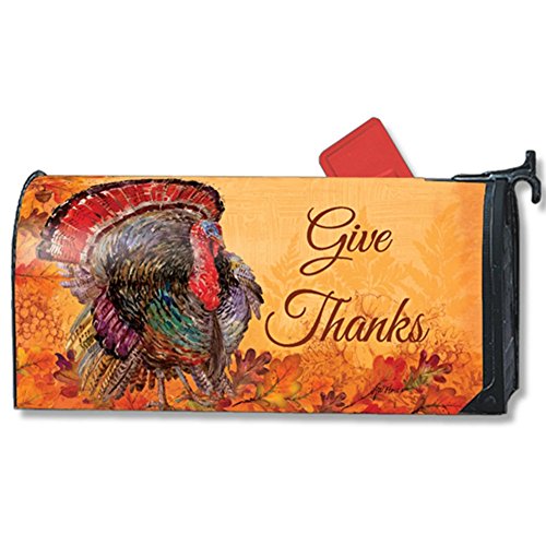 Proud Turkey Thanksgiving Large Mailbox Cover Holiday Give Thanks Oversized