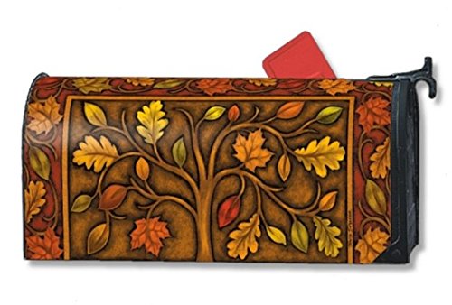 Branches Of Autumn Tree Fall Magnetic Mailbox Cover Mailwrap