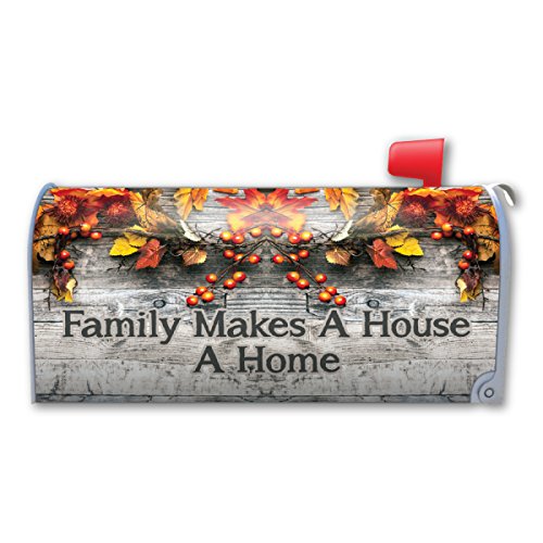 Family Makes A House A Home Fall Mailbox Cover Magnet
