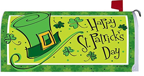  Leprechaun Hat  - Happy StPatricks Day - Mailbox Makeover - Vinyl Magnetic Cover