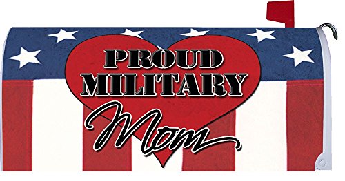 Proud Military Mom -Patriotic - Mailbox Makeover - Vinyl Magnetic Cover