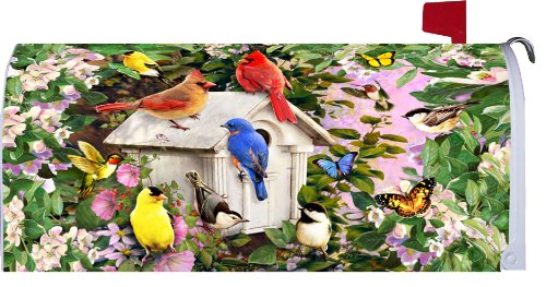 " Songbird Suite " - Mailbox Makeover - Vinyl Magnetic Cover