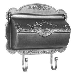 Hummingbird Horizontal Mailbox In Copper swedish Silver