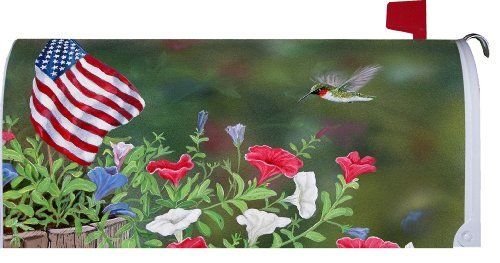 Patriotic Hummingbird - Mailbox Makeover Cover Newgy583-4 6-dfg251811