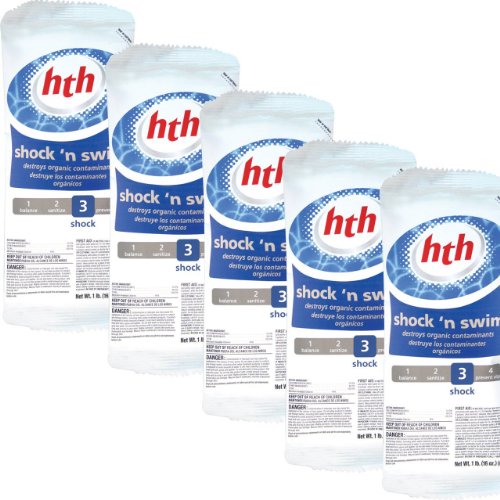 HTH Sock It Pool Shock-N-Swim - 5 x 1-lb bags