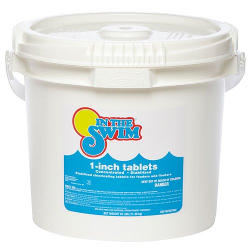 In The Swim 1 Inch Pool Chlorine Tablets 25 lbs