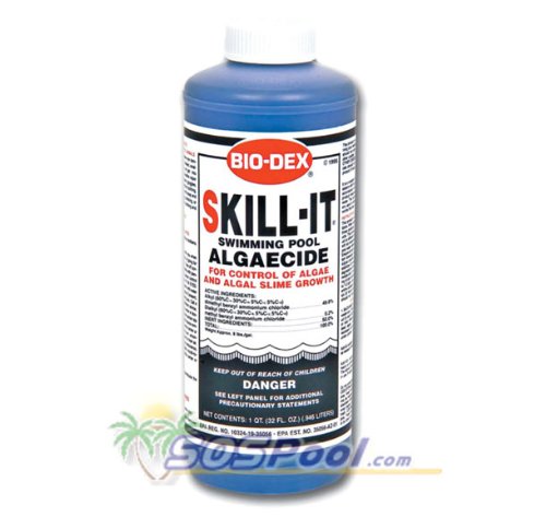 Bio-Dex Fast Acting Pool Algaecide Skill-It 32oz SK132