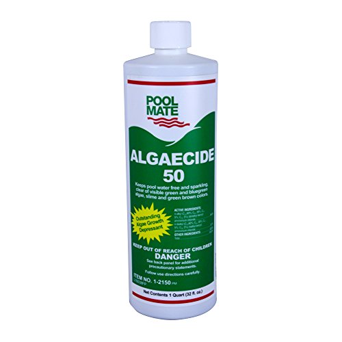 Pool Mate 1-2150 Algaecide 50 Swimming Pool Algaecide 1-quart