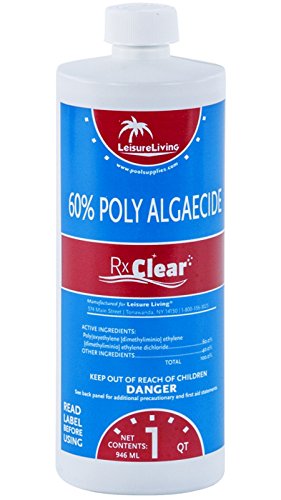 Rx Clear Swimming Pool Algaecide 60 Plus 1 Quart