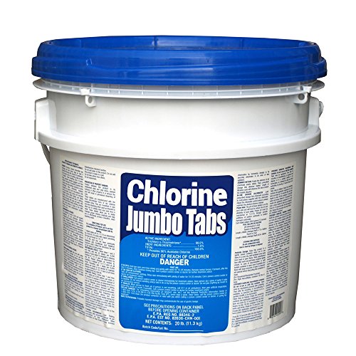 20 lb Bucket 3 Chlorine Tablets Tabs Swimming Pool Sanitizer 99 Tri-Chlor