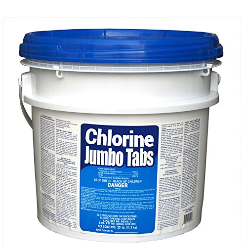 25 lb Bucket 3 Chlorine Tablets Tabs Swimming Pool Sanitizer 99 Tri-Chlor