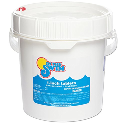 In The Swim 1 Inch Pool Chlorine Tablets 10 Lbs