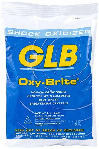 GLB 71414A-20 Oxy-Brite Non-Chlorine Shock Oxidizer 1-Pound 20-Pack