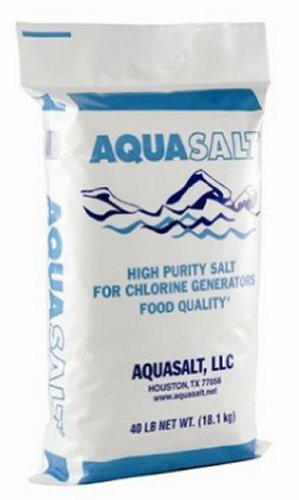 Aquasalt Swimming Pool And Spa Chlorine Generator Salt - 40 Pounds